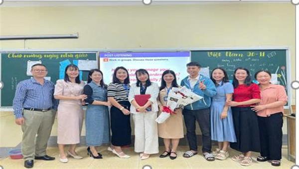 HỘI GIẢNG CHÀO MỪNG NGÀY NHÀ GIÁO VIỆT NAM 20/11/2025: KHẲNG ĐỊNH NĂNG LỰC, LAN TỎA TÌNH YÊU NGHỀ